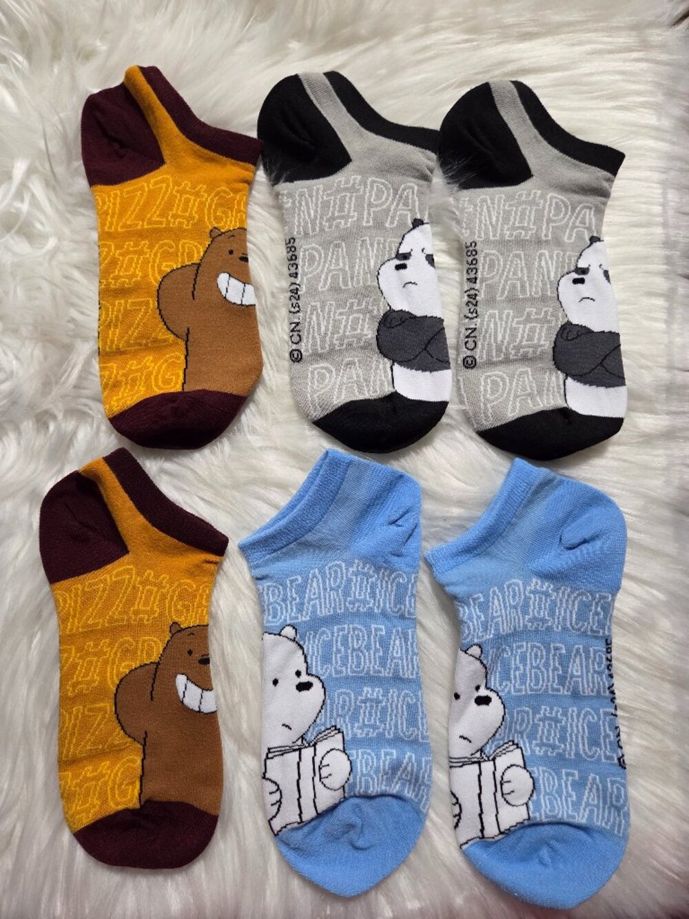 We Bare Bears Sock Set